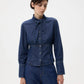 blue denim top