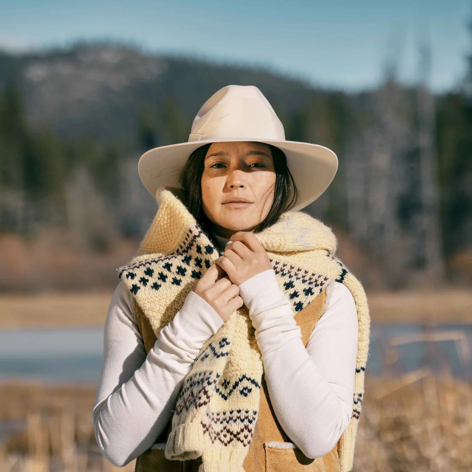 Gardenia Felt Hat - The Lake Forest Shop