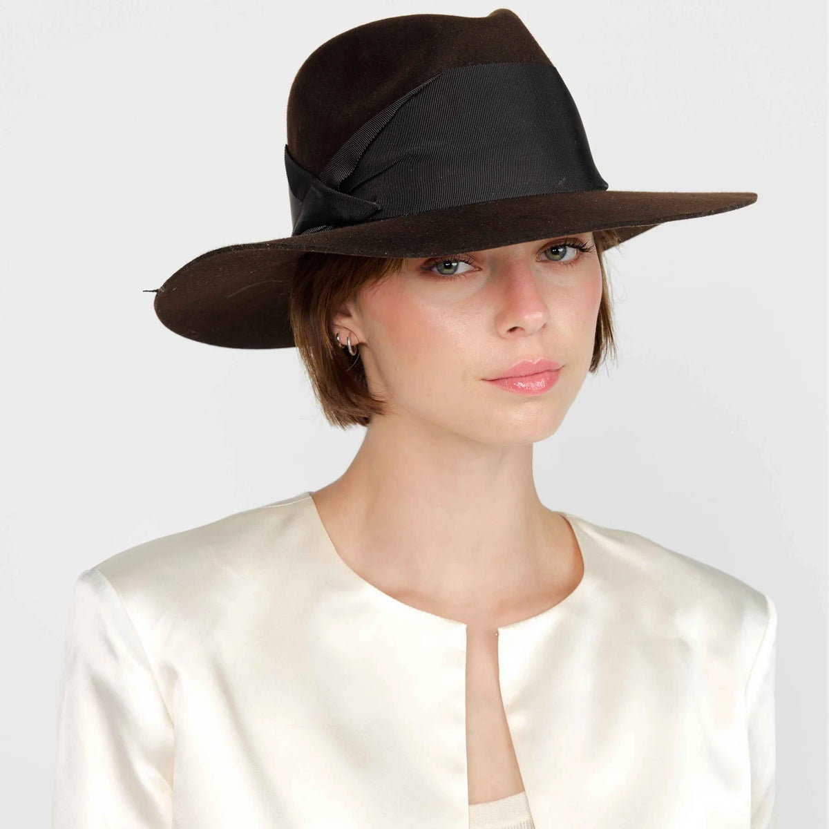 Gardenia Felt Hat - The Lake Forest Shop