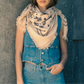Cashmere Bandana Sweater Wrap