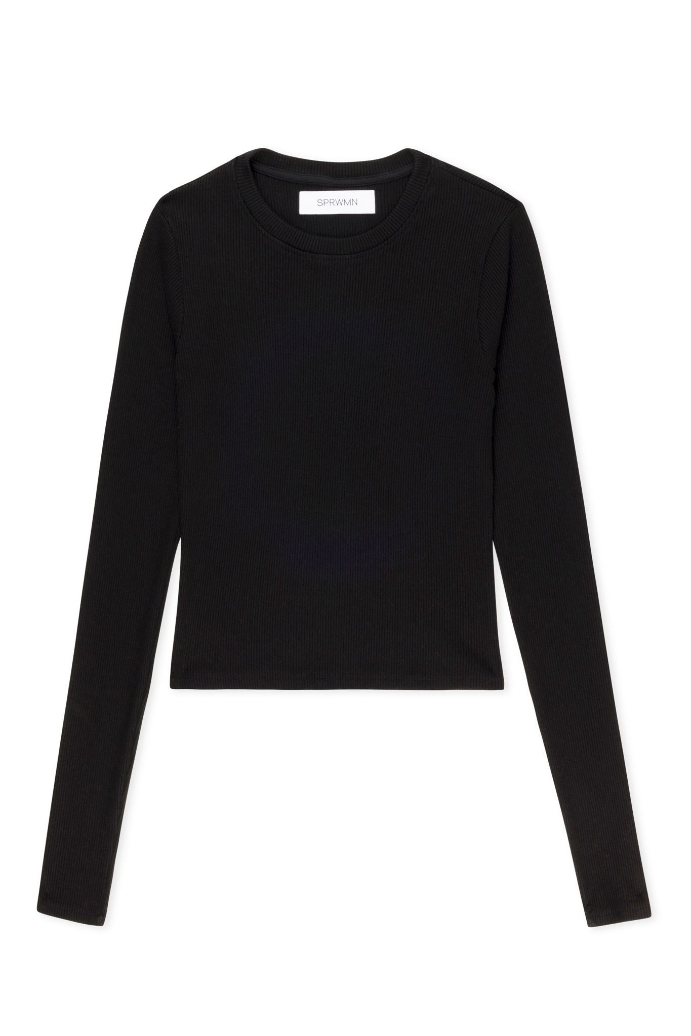 Rib L/S Baby Tee - The Lake Forest Shop
