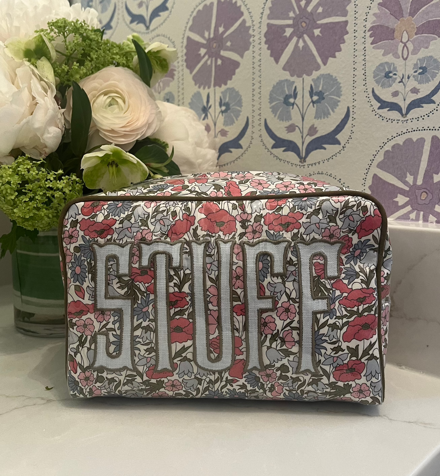 Milan large cosmetic Case Liberty Print "Stuff"