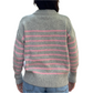 Marin sweater - light grey/pink