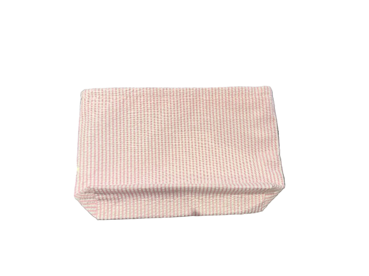 Searsucker Pouch - The Lake Forest Shop
