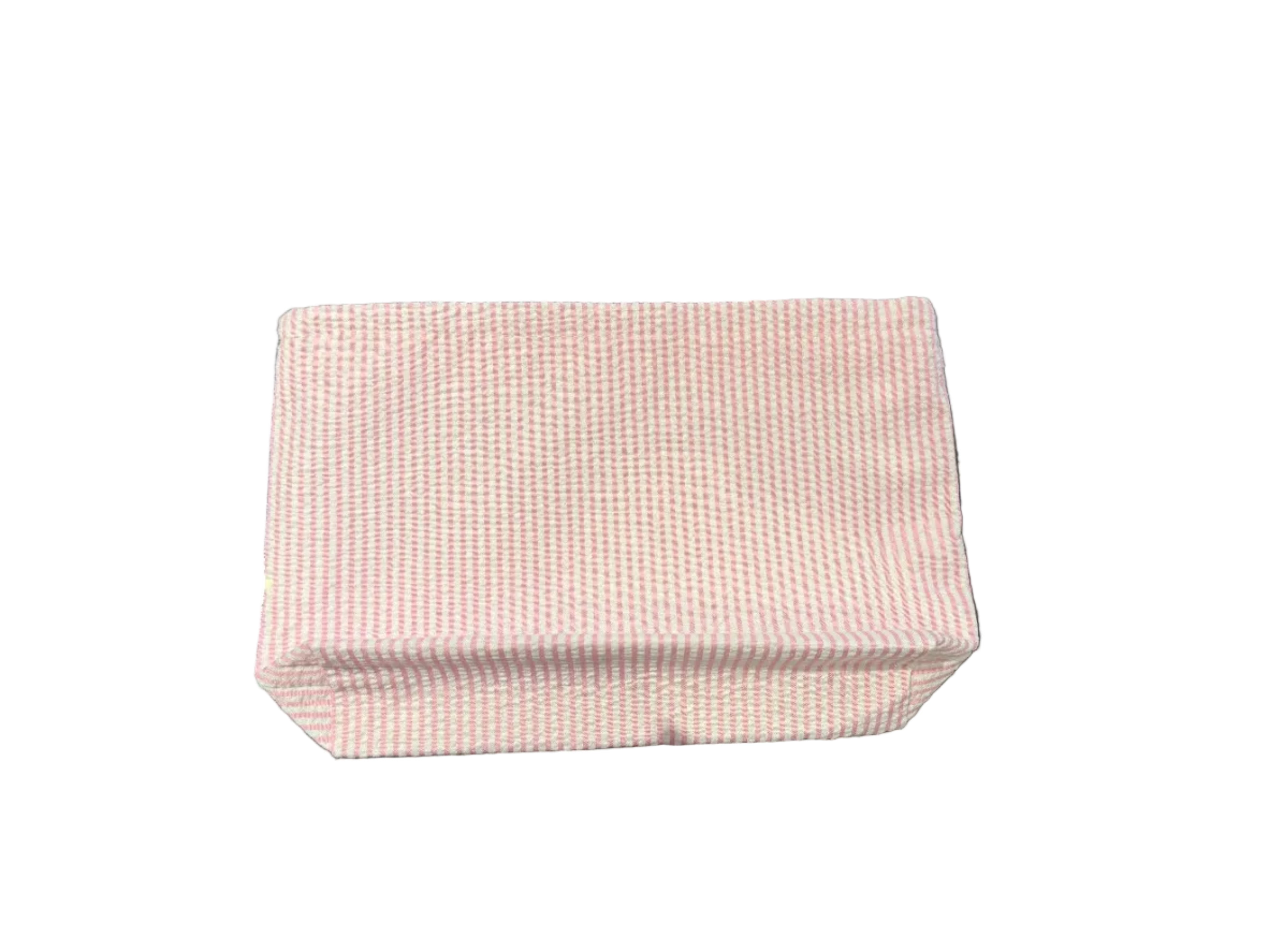 Searsucker Pouch - The Lake Forest Shop
