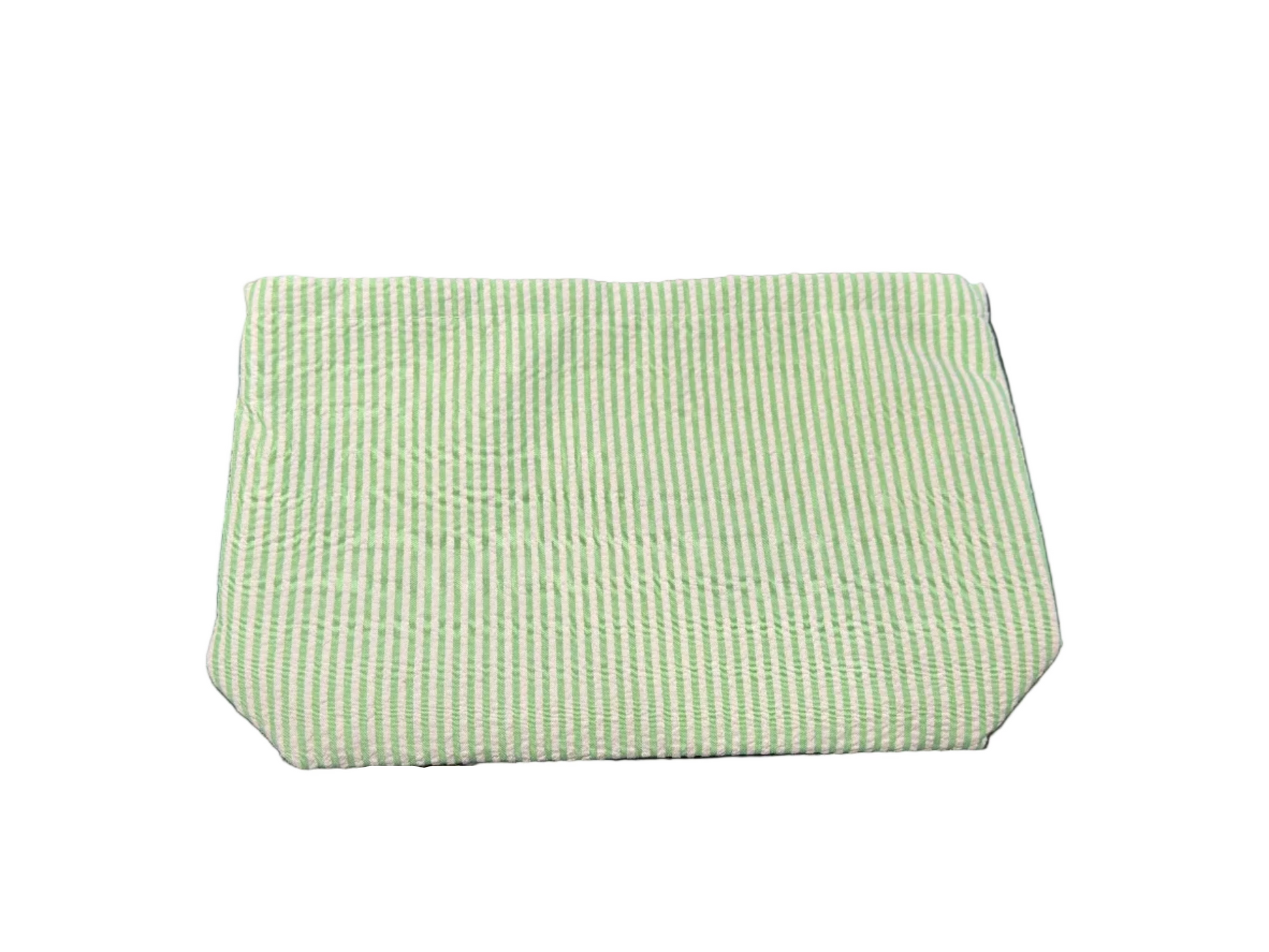 Searsucker Pouch - The Lake Forest Shop