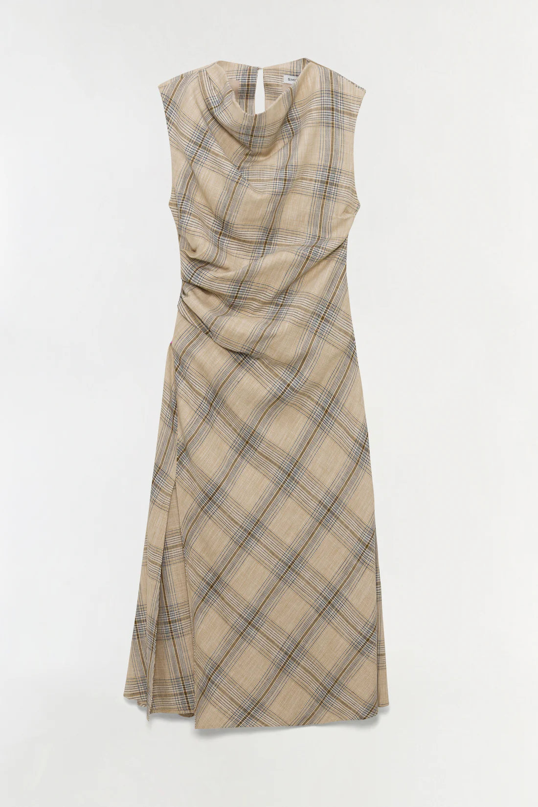 Burke S/L Draped Midi Dress - The Lake Forest Shop