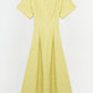 Simkhai Rosalie Dress Citrine Yellow