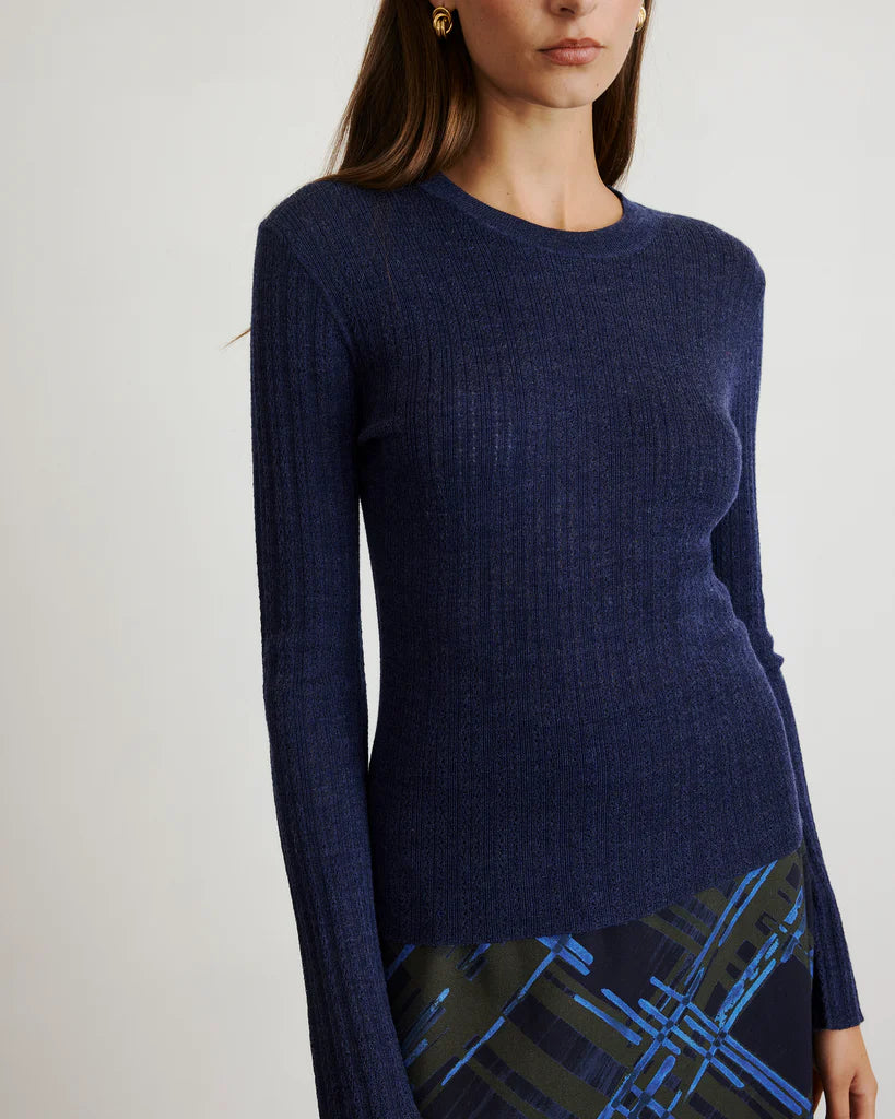 Crew Neck Kayden Knit Top - The Lake Forest Shop