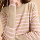 Lean Lines Sweater-Tan/Blush