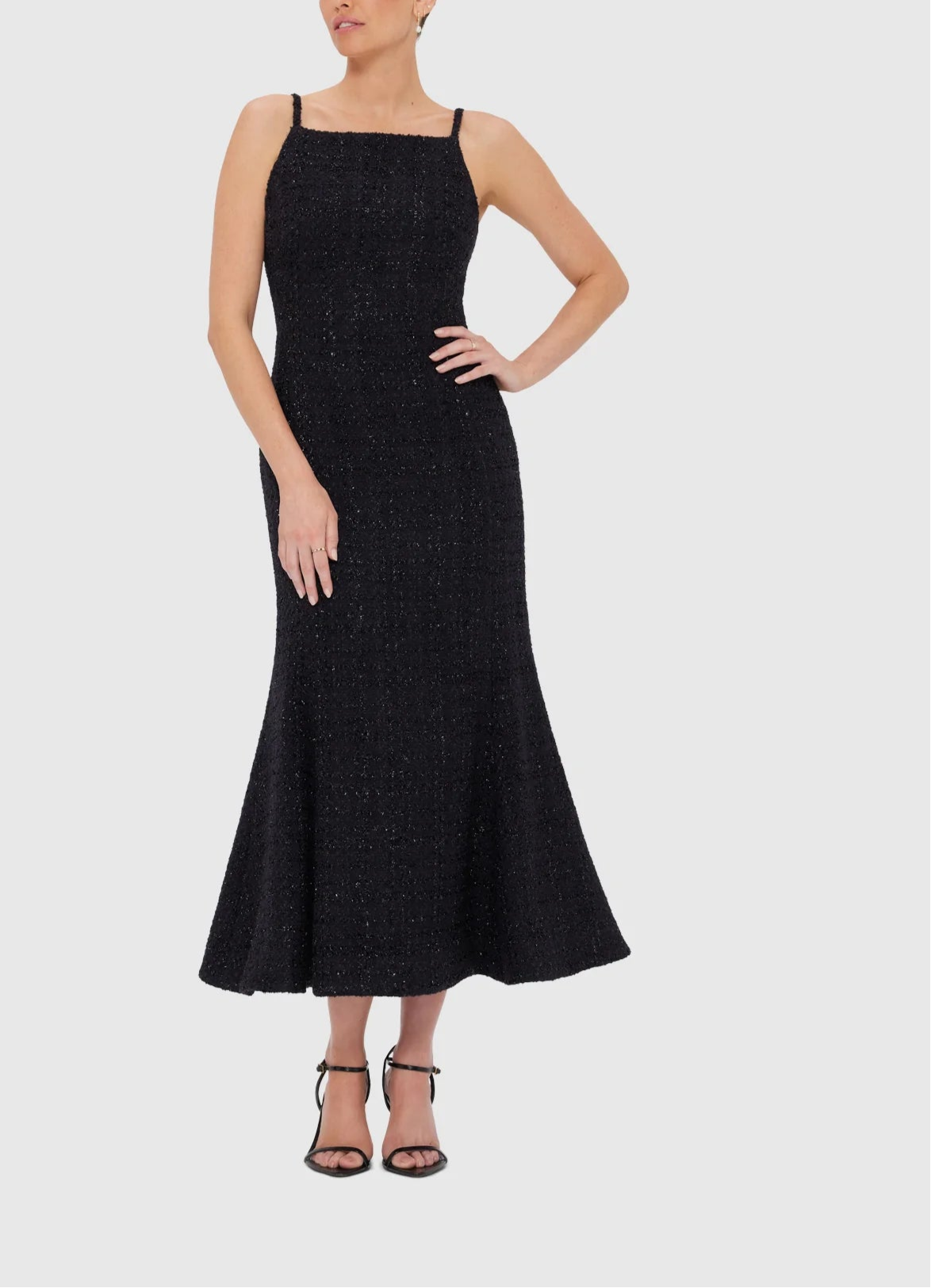Regina Tweed Midi Dress