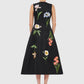 Cleo Midi Dress Botanical Ebony