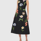 Cleo Midi Dress Botanical Ebony