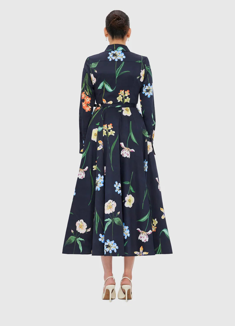 Zara Shirt Dress Ebony Botanical