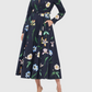 Zara Shirt Dress Ebony Botanical