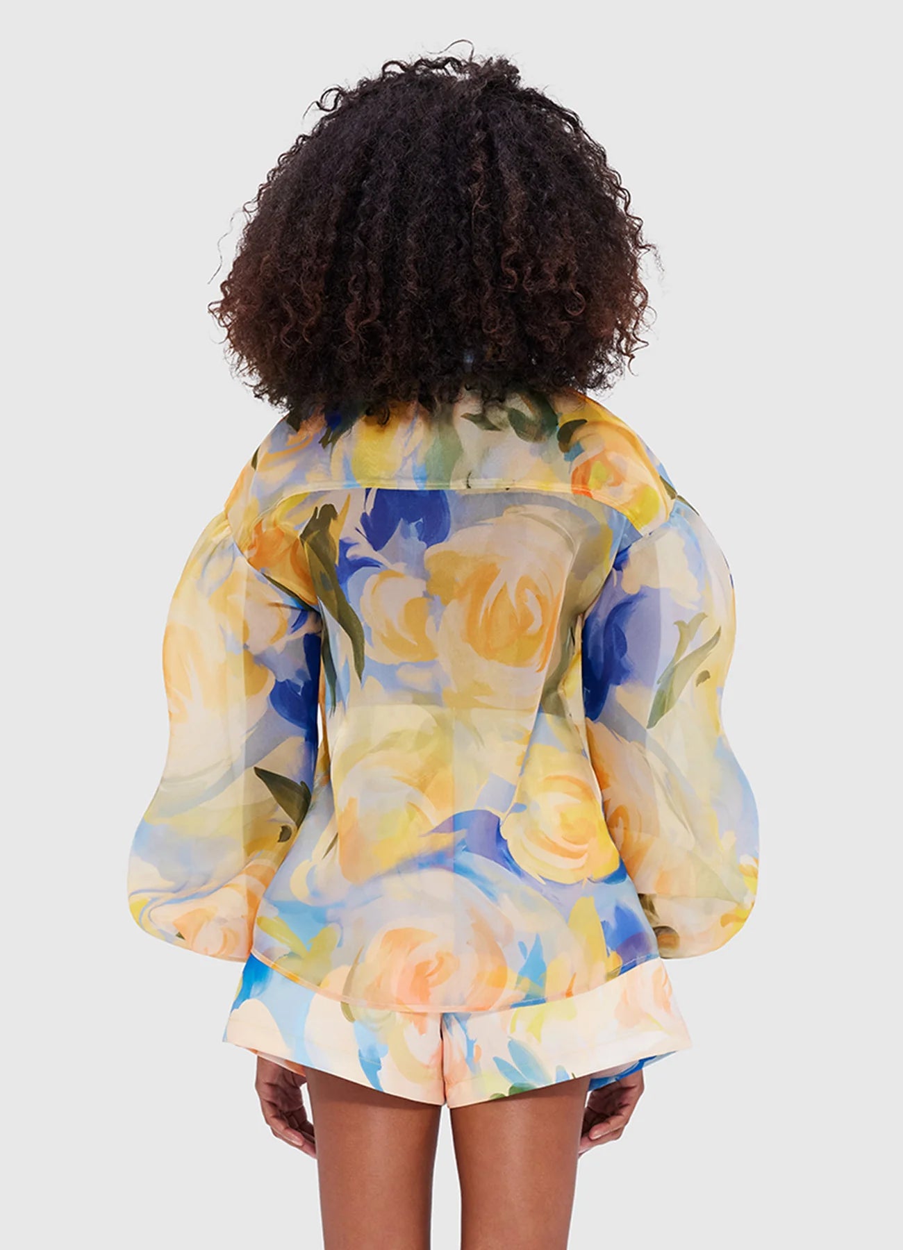 Leo Lin Celeste Blouse - Bouquet Print