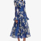Katrina Butterfly Sleeve Midi Dress