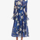 Katrina Butterfly Sleeve Midi Dress