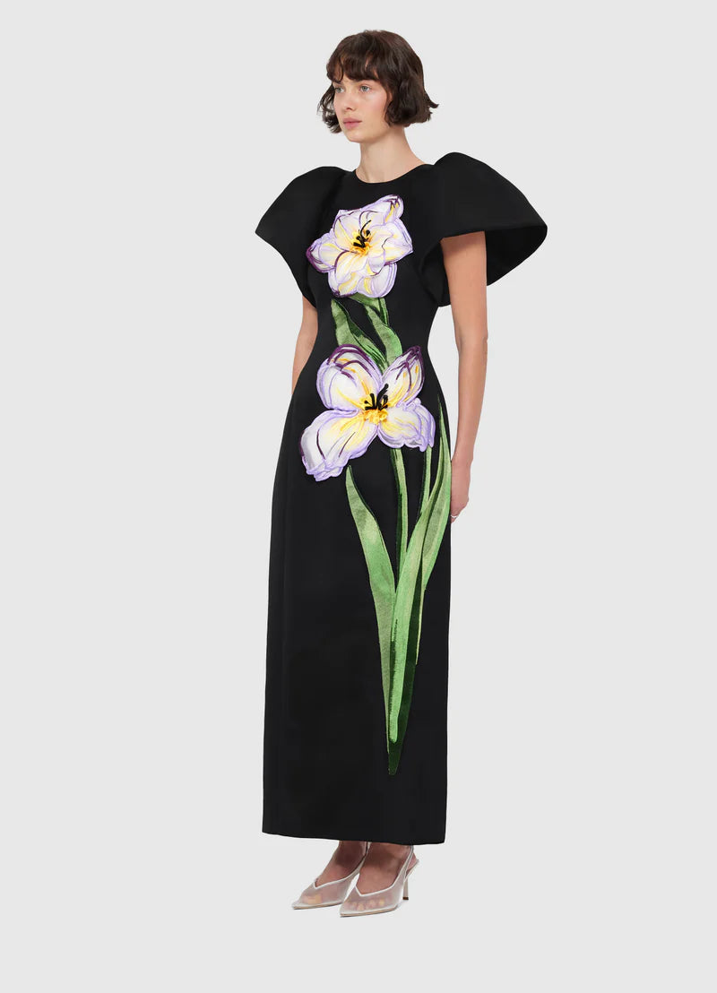 Lucinda Applique Floral Maxi Dress