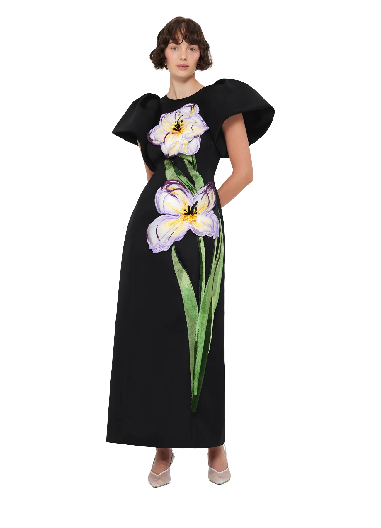 Lucinda Applique Floral Maxi Dress