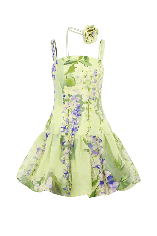 Lorena Puff Mini Dress