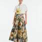 Peony Embroidered Cropped Shirt - The Lake Forest Shop