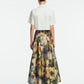 Peony Embroidered Cropped Shirt - The Lake Forest Shop