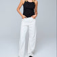 Lyocell Cotton Baby Rib Scoop Neck Tank