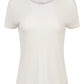 Lyocell Cotton Baby Rib Short Sleeve 0Crewneck