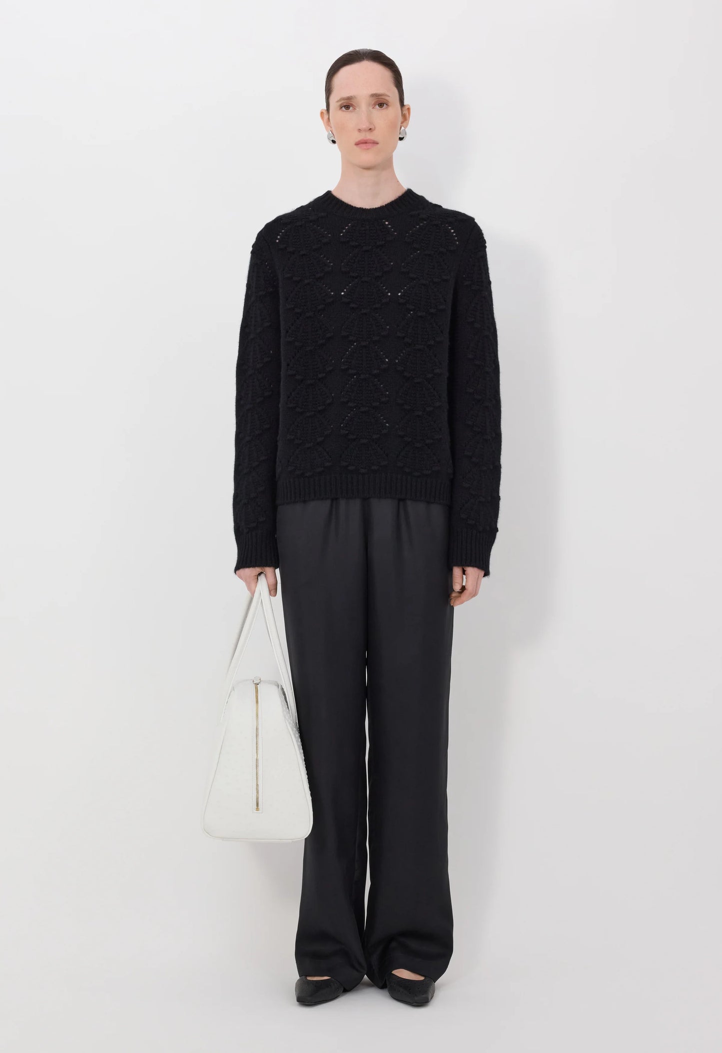 Clyde 01 3D Shell-Knit Sweater