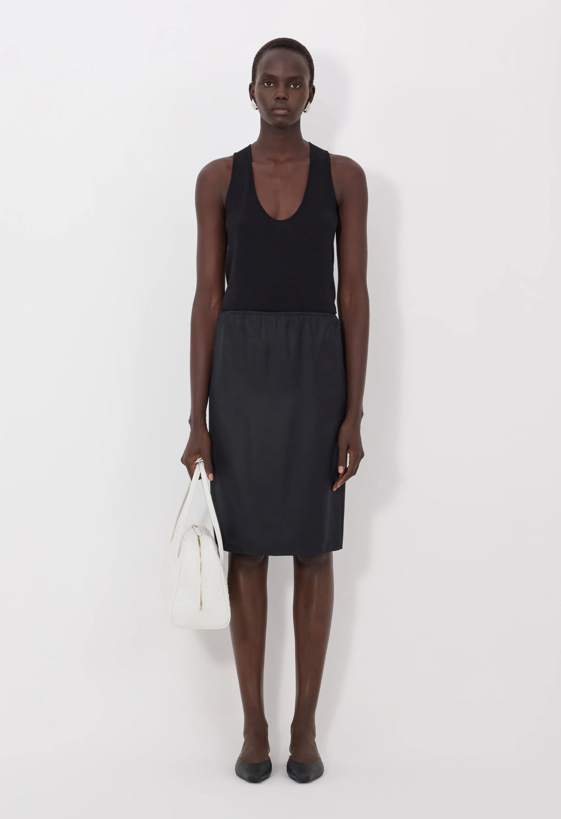 Vasali 01 Knee Length Skirt - The Lake Forest Shop