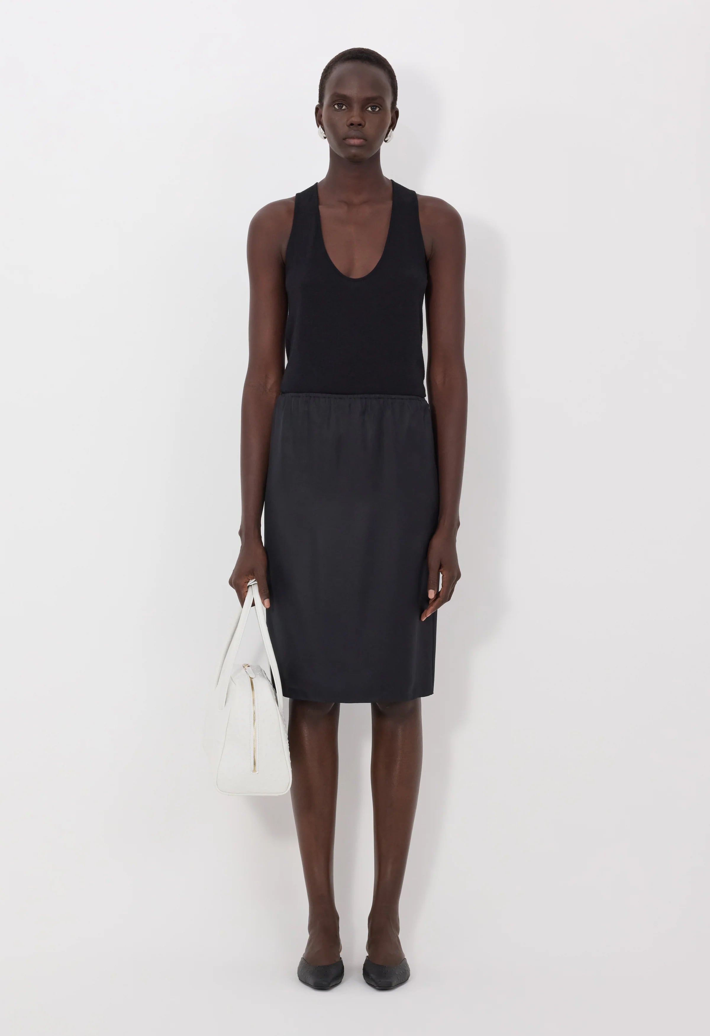 Vasali 01 Knee Length Skirt - The Lake Forest Shop