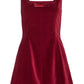 Brooke Square Neck Mini Dress w/Bow