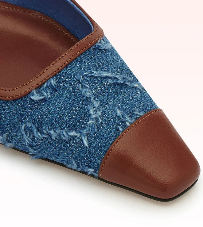 Olivia Denim Shoes - The Lake Forest Shop