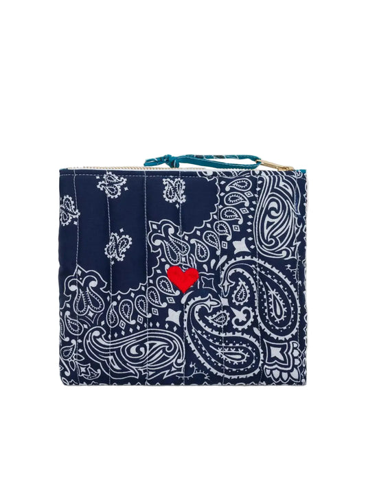 Mini Zipped Quilted Pouch