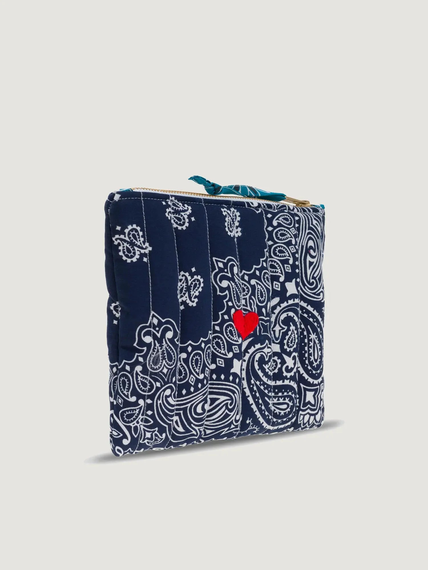 Mini Zipped Quilted Pouch - The Lake Forest Shop