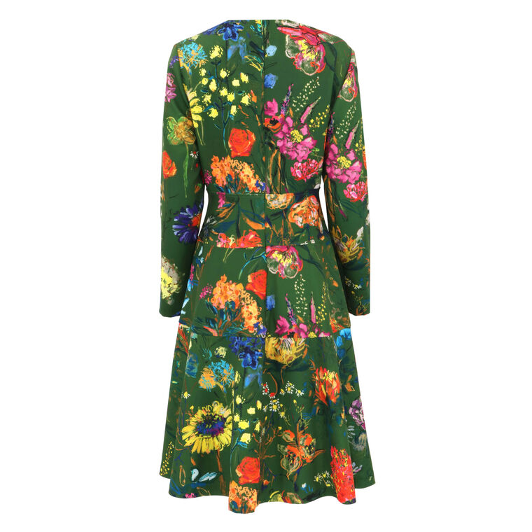 Lela Rose Lily Dress Green