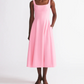 Asia Dress in Pink Double Crepe