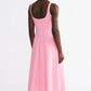 Asia Dress in Pink Double Crepe