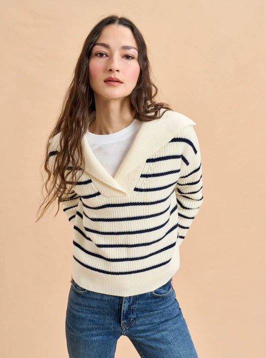 Polo Bastien Sweater navy/cream