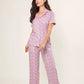 Pima Crop Pajama Set