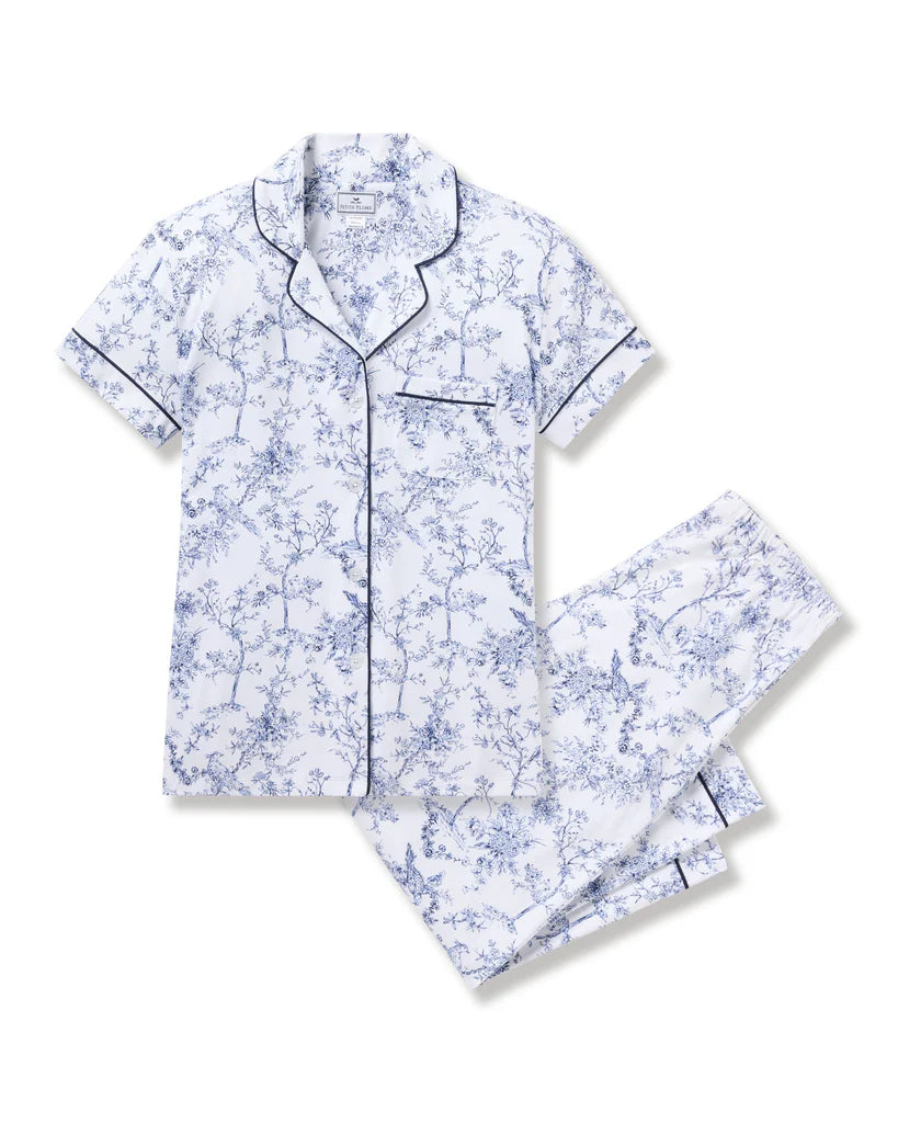 Pima Crop Pajama Set