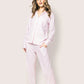 Luxe Pima Pink Stripe PJ Set