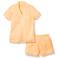 Petite Plume Pajama Set Pima Short Sleeve in Peach