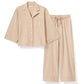 Olivia Wide Leg Pima Pajama Set - The Lake Forest Shop