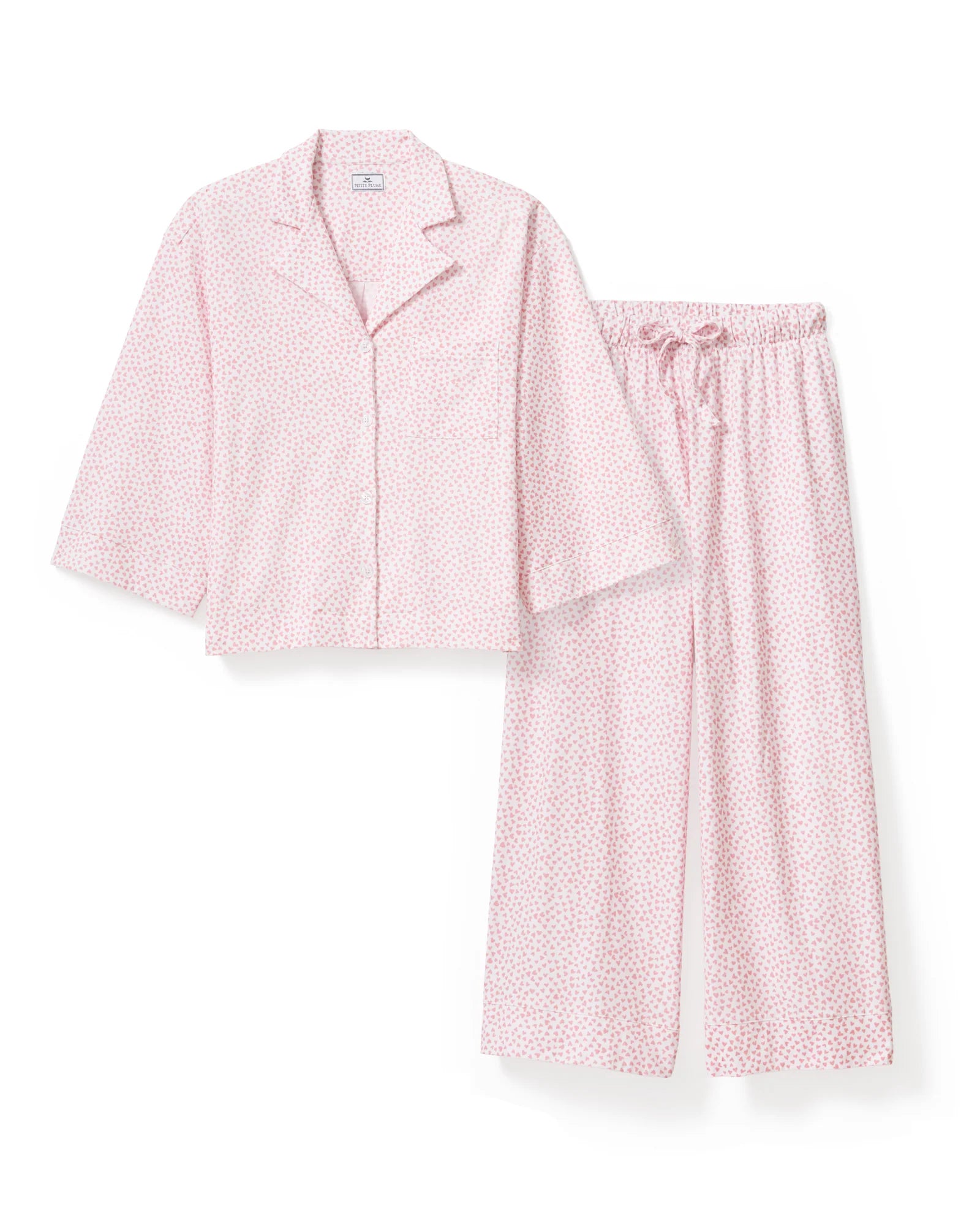 Olivia Wide Leg Pima Pajama Set - The Lake Forest Shop