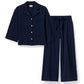 Olivia Wide Leg Pima Pajama Set - The Lake Forest Shop