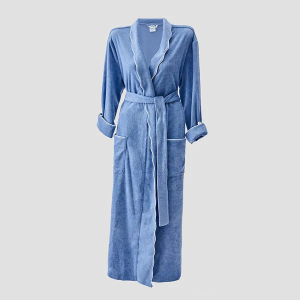 Scallop Lightweight Robe - The Lake Forest Shop