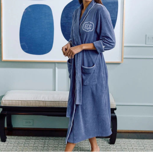 Scallop Lightweight Robe - The Lake Forest Shop