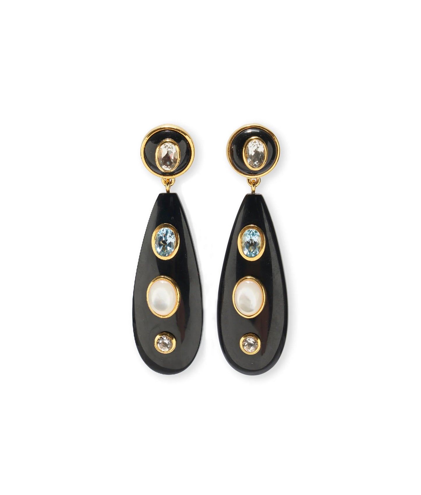 Torre Earrings Midnight